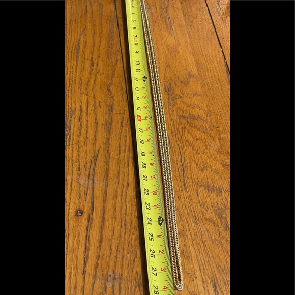 Signed MONET Gold Tone 55” Chain Necklace -Double or Triple for different looks! - Picture 15 of 17